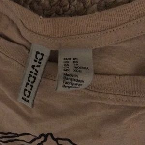 Divided Tops - Joy division pale pink tank top Divided Tops - Joy division pale pink tank top